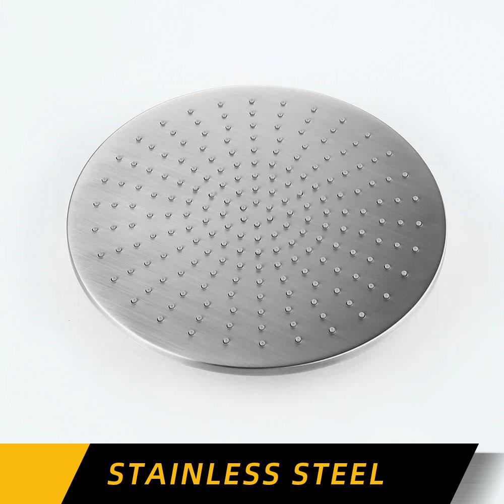 Настенная душевая головка Rian, только латунь, черный хром, матовый, розовое золото, душевая кабина, ванная комната, без кронштейна