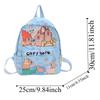 Thickened Cartoon Animal Daypack Nylon Large Capacity School Bag Capybara Backpack  Friends