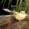 Set Of 6 Small Simulation Birds Artificial Foam Feather DIY Craft Wedding Decor
