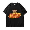 Funny Cheddar Show Print T Shirt Unisex Women Fashion Cute Short Sleeve T Shirts Summer Casual Pure Cotton T-shirt Loose Streetwear