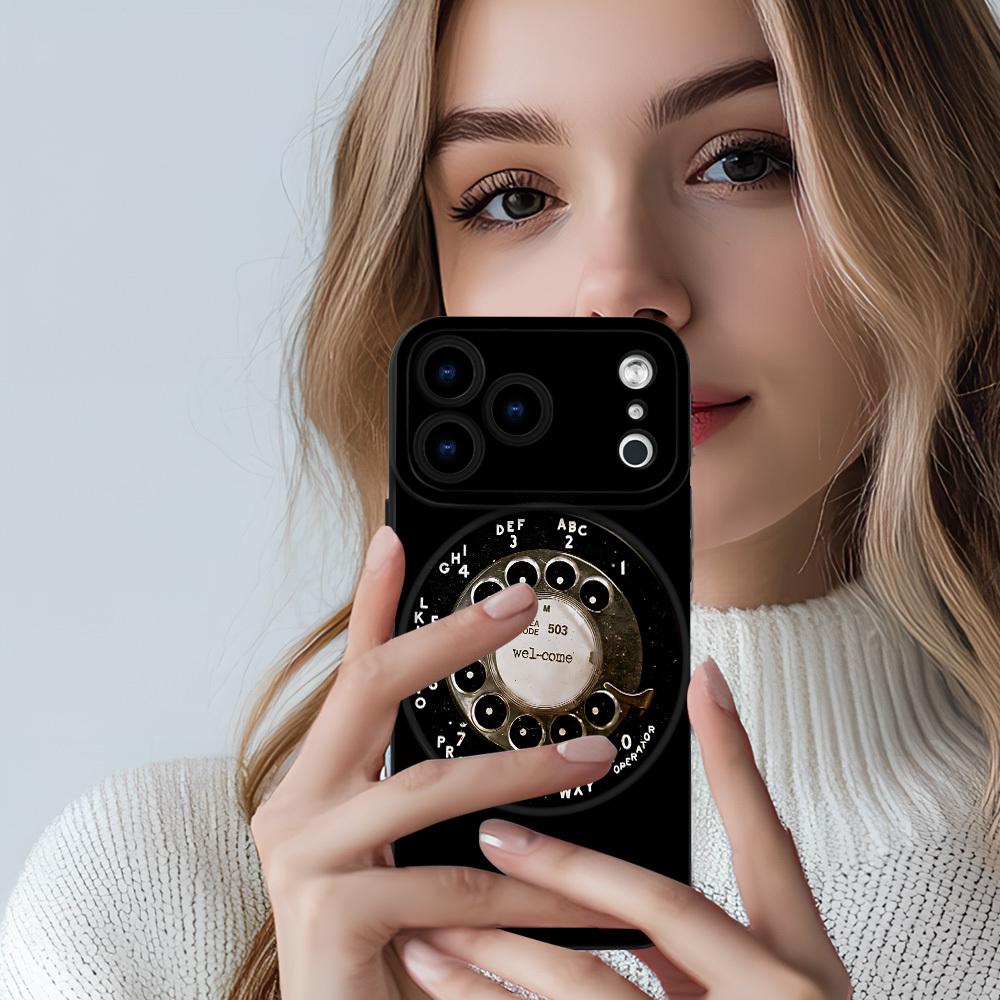 Retro Nostalgic Rotary Dial Phone Case for Xiaomi Redmi Note 15 14 13 12 11 Pro Plus 4G 5G 12S 11S 10S 10 9 9S 8 Redmi 10C Cover