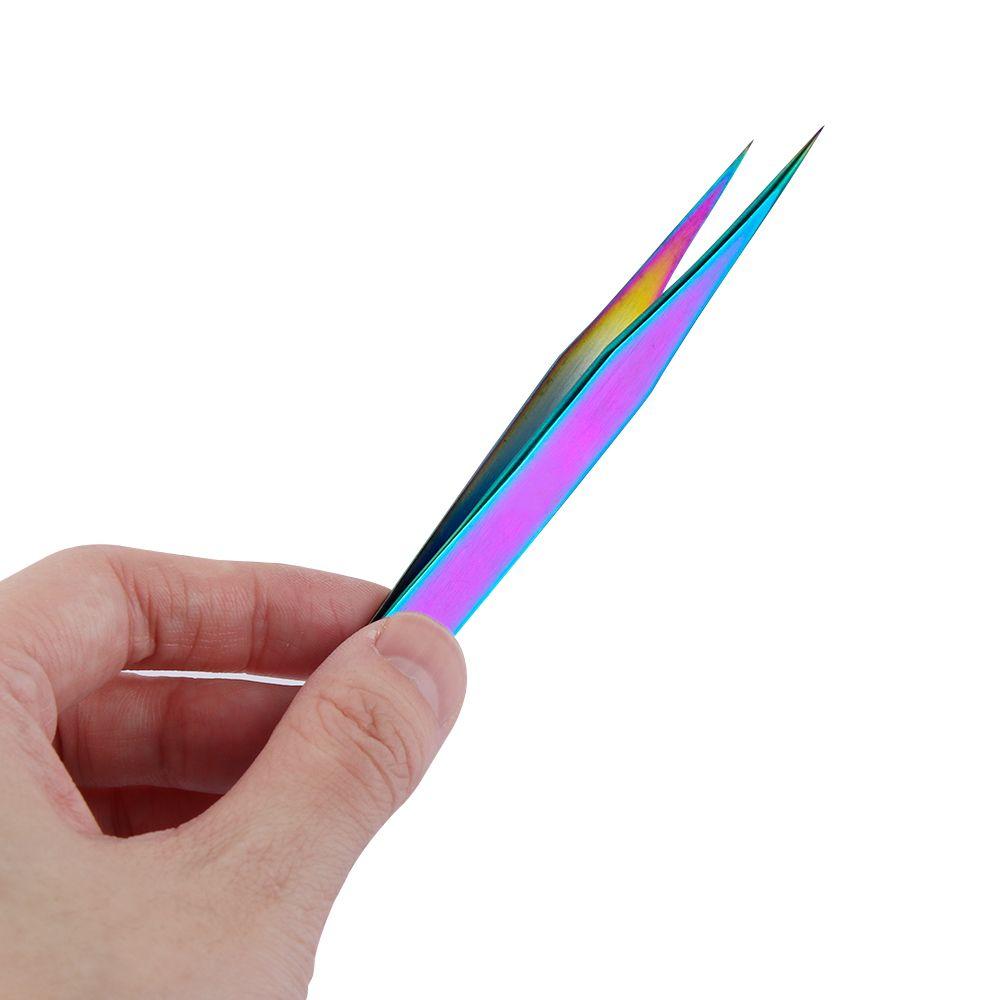 Steel Nail Art Supplies Clip Applicator False Eyelashes Eye Lashes Tweezer Extension Tools