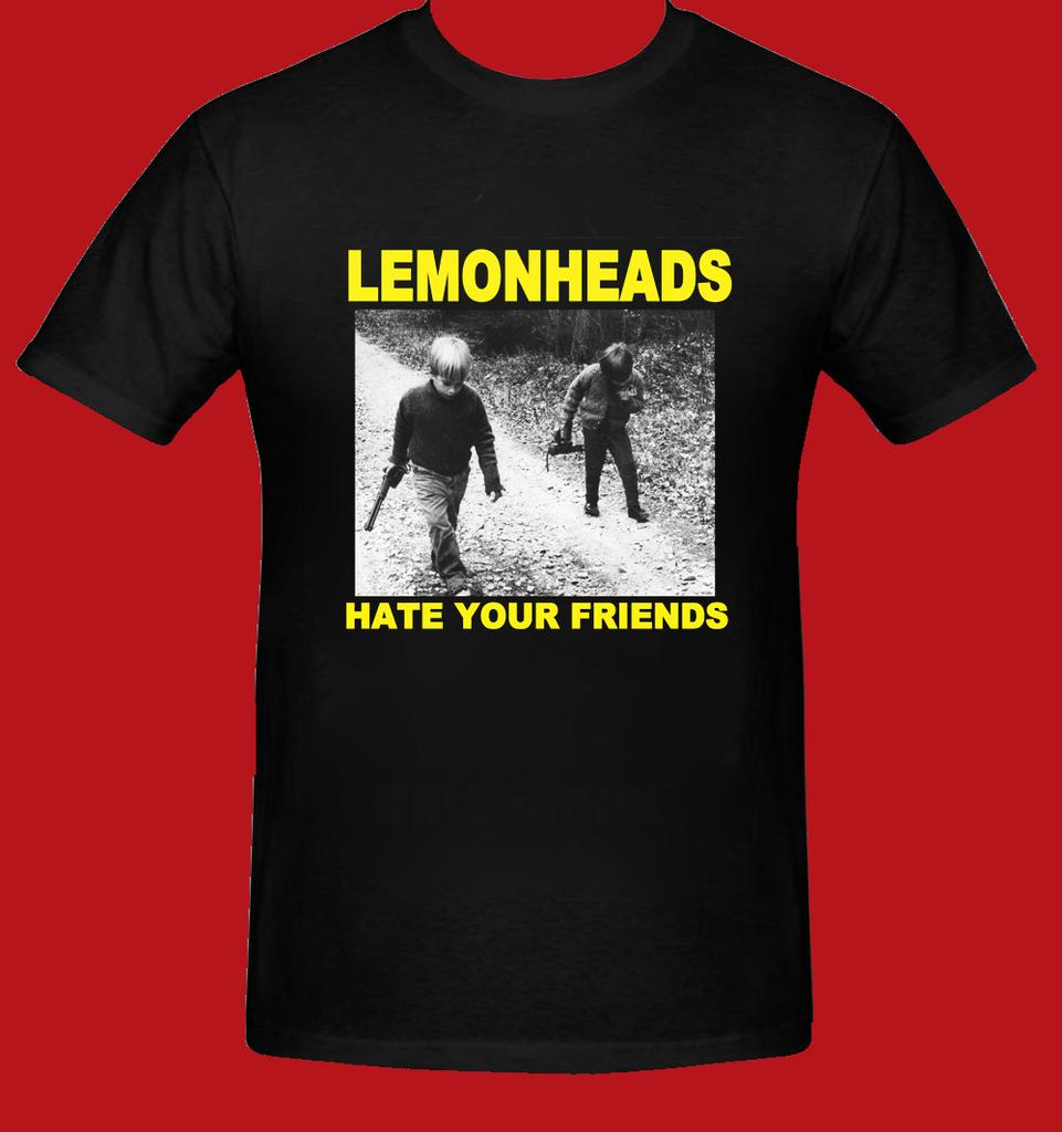 Редкая футболка The Lemonheads - Hate Your Friend Черная Размер S-4XL Унисекс