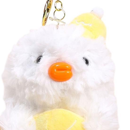 Бейсбольная утка брелок для ключей для пар плюшевая игрушка для сумок рюкзаков мягкая набивная игрушка брелок с металлическим зажимом милый подарок для детей взрослых