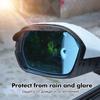 2PCS Car Rearview Mirror Rain Eyebrow Carbon Fiber Sun Visor Shade Cover Protector Clear Vision for Rain Car Accessories