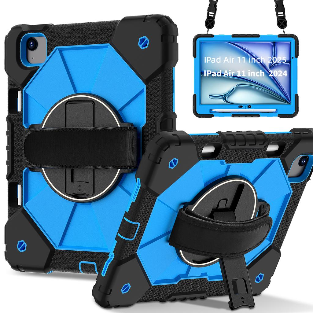 360 - Degree All - Round Protection! Multifunctional Tablet Case for Apple iPad Air 11 (2024)/ Air 11‑inch (M2)/ iPad Air 11 (2025)/ Air 11‑inch (M3)