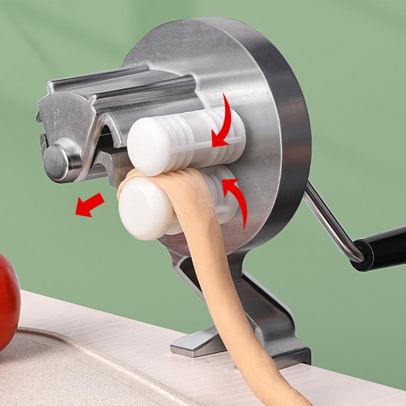 Manual Portable Pasta Maker Manual Pasta Maker Uses Ergonomic Hand-crank Design To Press Noodles