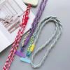 Dopamine Braided Phone Lanyard Nylon Crossbody Hanging Rope  Phone Charm Accessories