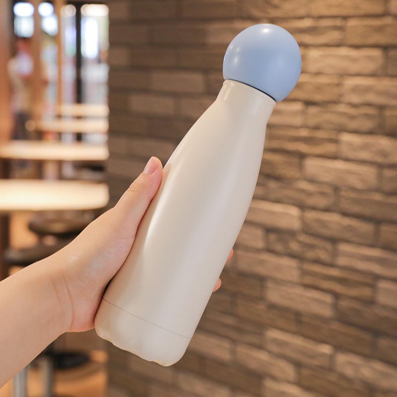 Creative Bowling Thermos Cup Stainless Steel Portable Water Bottle Leakproof Drinking Bottles Gym Travel Outdoor Sports Kettle