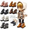 obitsu11GSCbody9OB11 for 1/11 OB11 Handmade Doll Boots Cowhide Dolls Shoes New Casual Leather Shoes