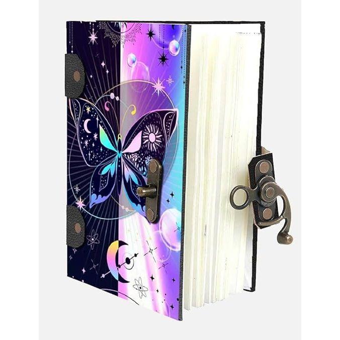 Картонный дневник ручной работы с пряжкой, блокнот, альбом для рисования, личные дневники для мужчин и женщин (200 неразрешенных страниц)