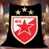 Crvena Zvezda 2D Flat Pattern Flannel Blanket, High quality All Seasons, Home Decor, Warmth and Comfort, Perfect for Christmas Gifts.