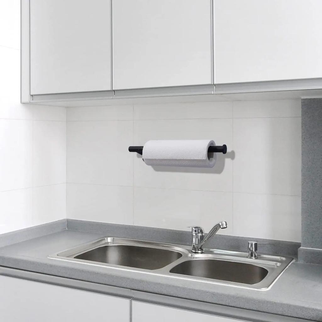 Держатель для кухонных бумажных полотенец из АБС-пластика, самоклеящаяся вешалка для салфеток, диспенсер для туалетной бумаги, шкаф для хранения салфеток, аксессуары для ванной комнаты
