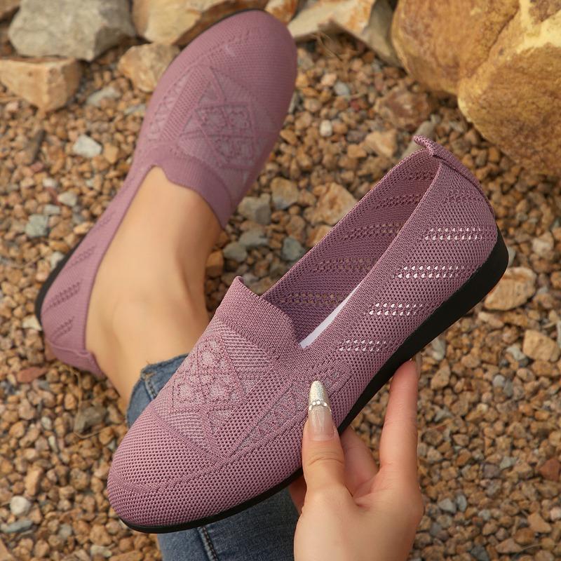 Женские балетки Повседневные лоферы с квадратным носком Женские удобные подошвы Мягкие дышащие ленивые туфли Zapatillas