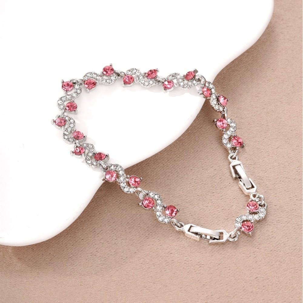 Sparkling Stones Women Bracelet Shining Zircon Bracelet Rhinestone Bracelet Wedding Jewelry