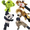 Neck Driver Golf Rod Sleeve Sets 1/3/5 Fairway Woods Plush Animal Headcover Golf Club Head Covers