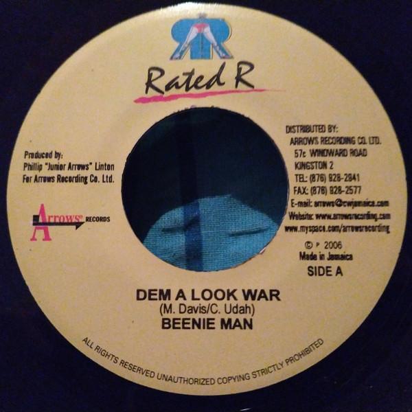 7inch Record BEENIE MAN / DON MAFIA - Dem A Look War / Mummy Maf NONE Rated R 2006 Jamaica Reggae, Ska & Dub Used