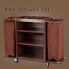 Yingbai Industrial Style Double-Sided Hotel Service Cart
