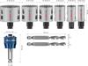 Hole Saws - Bosch - Pro Multi Material - Set of 9 - Ø 22 To 64 Mm - Power Change Plus Adapter