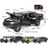 1:32 Toyota Tacoma TRO Off Road Pickup Alloy Diecast Model Computer Desktop Decoration With Sound Light Beautiful Christmas Gift