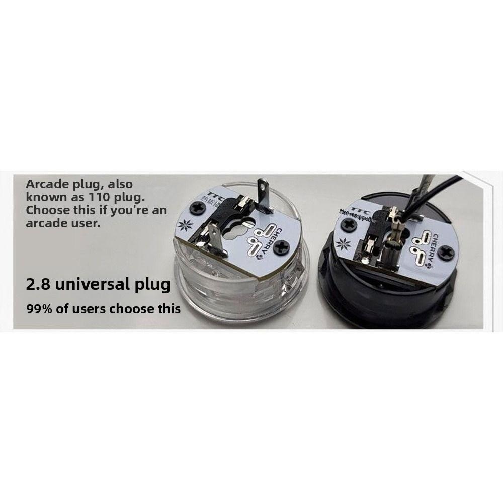 2.8mm Hot Plug Mechanical HITBOX Arcade Button for Street Fighte 6 Arcade Stick Upgrade