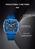 FOXBOX Barrel-Shaped Multifunction Digital Sports Watch with Alarm & Waterproof Features