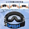 Новые Горнолыжные Очки AirsFish [8 пар мощных магнитов и застежка-пряжка, Магнитные сменные двойные линзы] Сноубордические Очки с Тройной Анти-Ф
