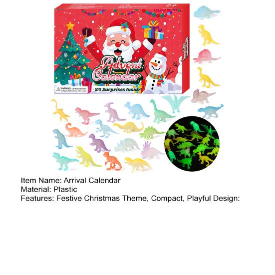 Рождественский адвент-календарь с 24 фигурками животных, ежедневный обратный отсчет до Рождества для детей, интерактивное развлечение для родителей и детей, коллекция подарков