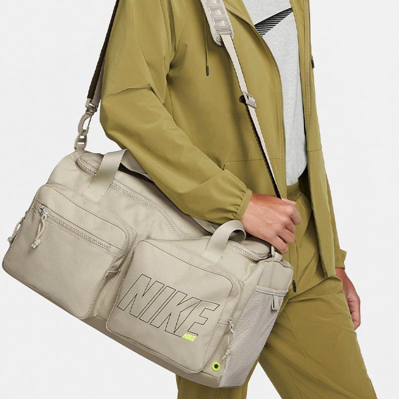 Nike Тканевая спортивная сумка обычная унисекс светло-бежевая повседневная DO6612-230