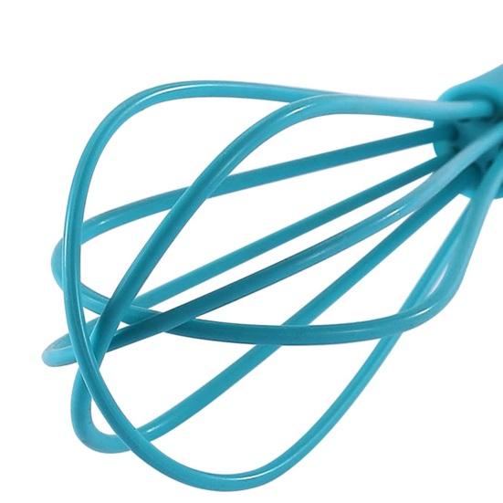 Силиконовый венчик для взбивания яиц, ручной венчик для яиц с нескользящей ручкой, ручные проволочные венчики с силиконовым покрытием для смешивания, приготовления пищи, перемешивания