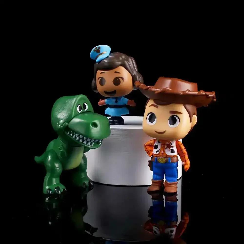 Набор из 10 фигурок персонажей мультфильма «История игрушек» от Disney: Базз Лайтер, Вуди, Джесси и другие инопланетяне. Коллекционная модель. Подарки.