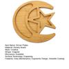 Wooden Dessert Tray Moon Star Serving Plate Wood Tray for Home Garden Coffee Table Cutlery Plates Organizer Jewelry Holder Snack Fruit Server