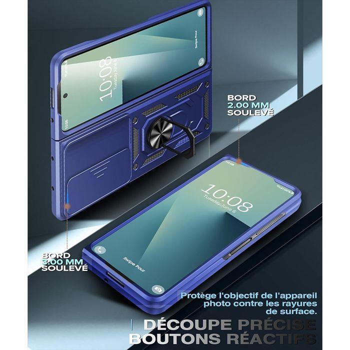 Coque de protection - BOOLING - pour Samsung Galxy Z Fold 7 - Protection caméra coulissante - 2 verres trempés - Antichoc