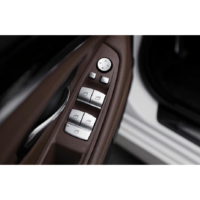 Window Switch Button Cover Trim 11PCS For BMW 3 4 Series GT 2013-2019 ABS Silver