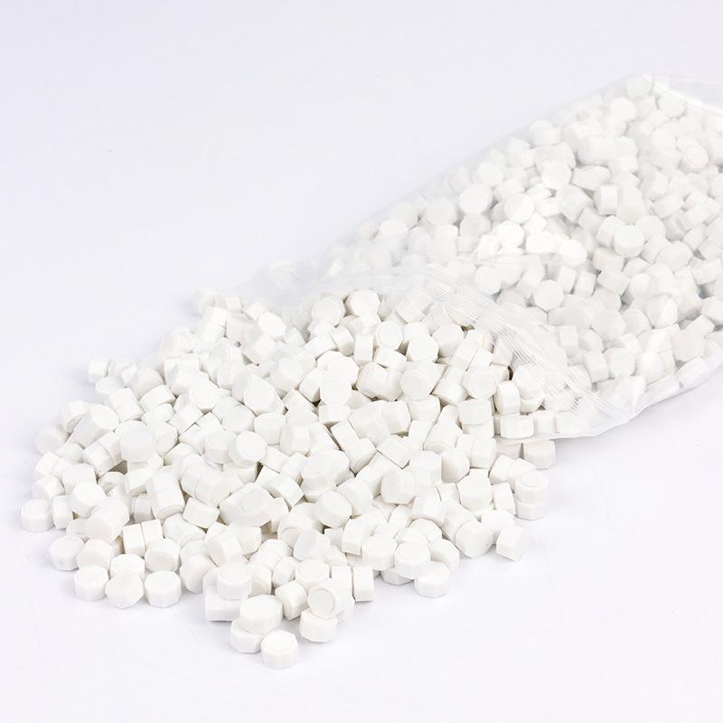 Pearlescent Iridescent Sealing Wax Stamp Set with Octagonal Wax Granules