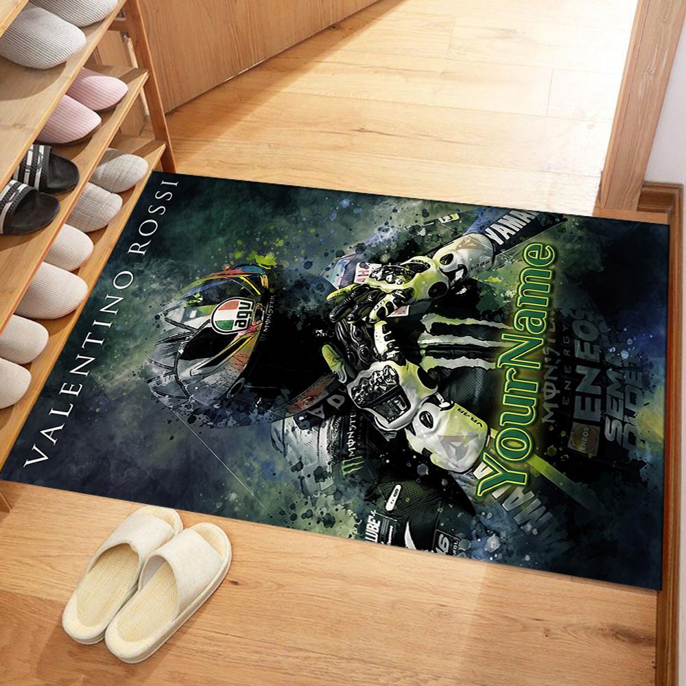 Doctor46 Customized Name Floor Mat Design For Entryway Living Rooms Dining Room Outdoor Antislip Carpet Decorate Offices Spiritual Gift