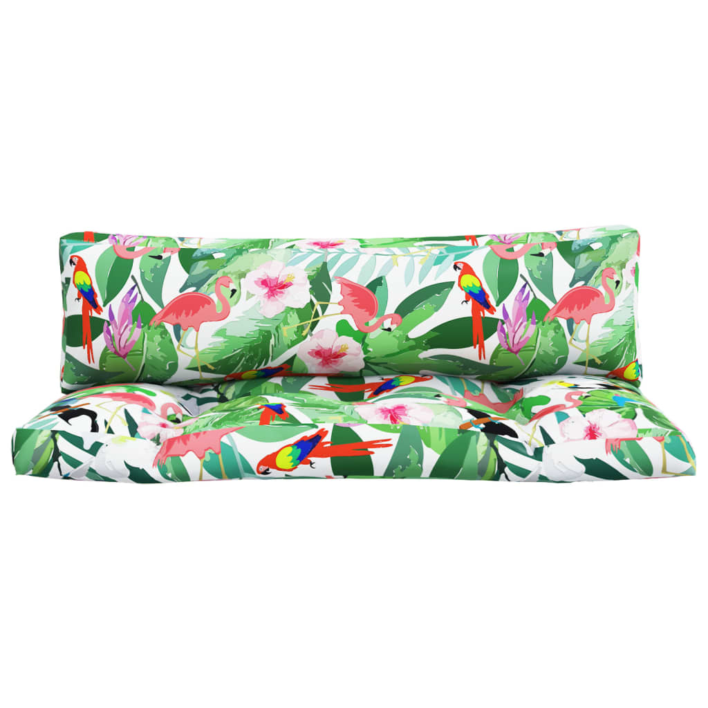 Pallet Cushions 2 pcs Multicolored Oxford Fabric