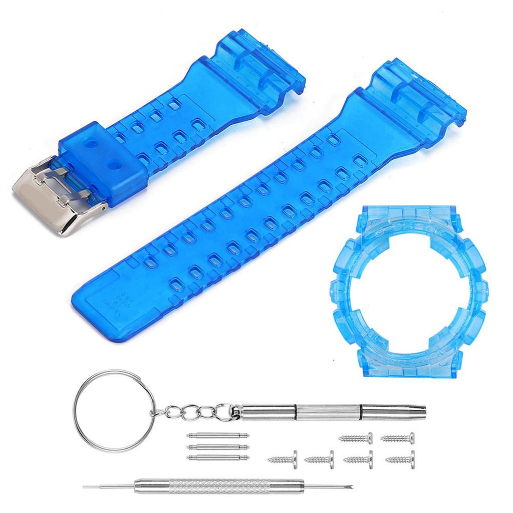 Watch Strap Watchband Case Set Fit for GA?110 GA?100 GD?100 GD?120