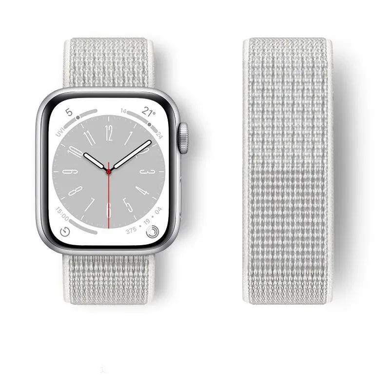 Nylon loop For Watch Band Ultra-2 49mm 44mm 40mm 45mm 41mm Sport pride Bracelet iwatch Strap Series 9 8 se 7 6 5 4 3