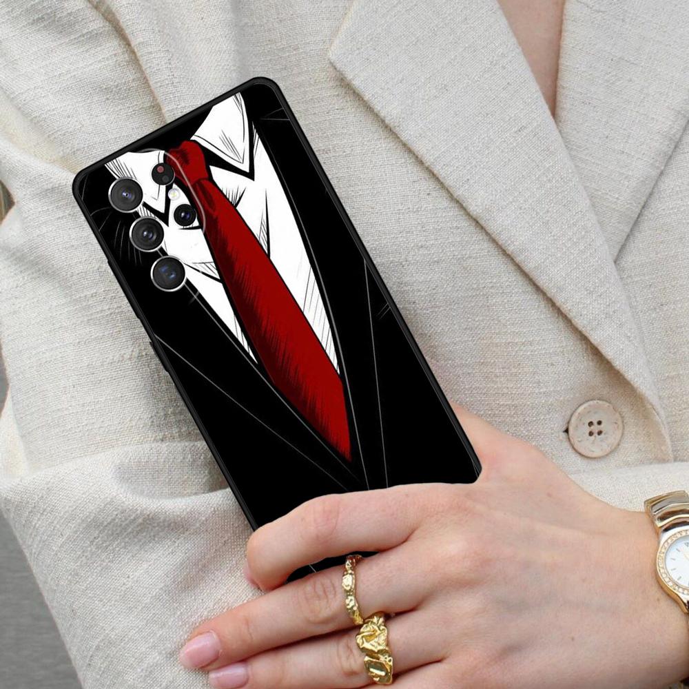 Man Suit Shirt Tie Cell Phone Case for Samsung Galaxy S26 Ultra S25 S24 S23 S22 S21 S20 Note10 Cover