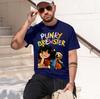 Punky Brewster 2026 New Fashion Heavyweight Hot Selling Retro Printed Pattern Fun Round Neck Tshirt For Daily Comfort