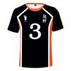 Summer New Hinata Shoyo Shadow Mountain Tobio T-shirt Cosplay Costume Karasuno Club Volleyball Adult Men Kids Top 2021 Anime