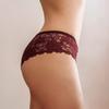 Sexy Lace Panties with Cotton Liner Women Underwear Transparent Briefs Low-waist
