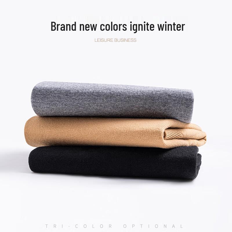 Hengyuanxiang Women's Pure Wool V-Neck Knit Sweater