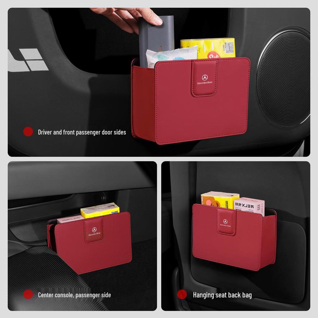 Compatible with Mercedes-Benz E300L, E260, GLC, C260L Door Storage Boxes/Bins.