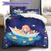 Anya Forger Pattern Bedding Quilt Set Quilt Cover Pillowcase Home Decoration Birthday Gift (1 * duvet cover + 2 * pillowcase, without core)