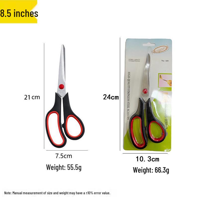 Multi-functional Stainless Steel Scissors for Students, Household, Office, and Teaching Materials