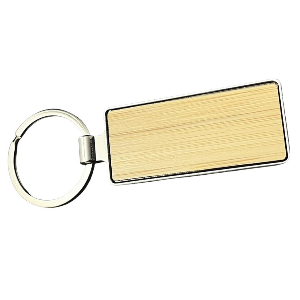 Bamboo Keychain Elegant Pendant for Car Home and Motorcycle Accessories Ornament for Bags Wallets and Backpacks