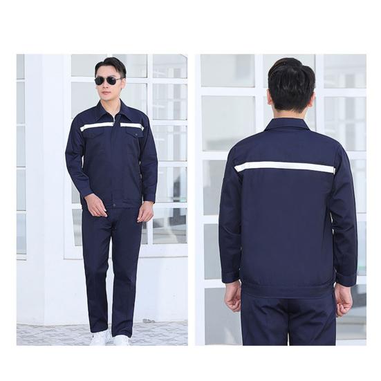 2 шт./компл., унисекс, рабочая одежда, костюм, износостойкий, со светоотражающими полосками, безопасный рабочий карман, пальто, комплект брюк