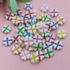 Ювелирные изделия своими руками 100 шт. бабочка шар ручной работы буква цветок бисер акриловый материал ожерелье браслет аксессуары